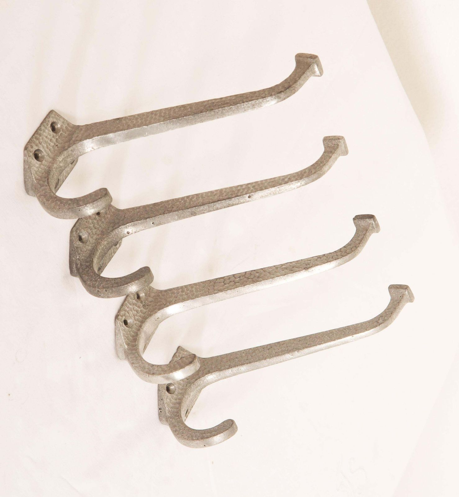 photo furniture Set Of Four Vienna Secession Aluminum Coat Hooks