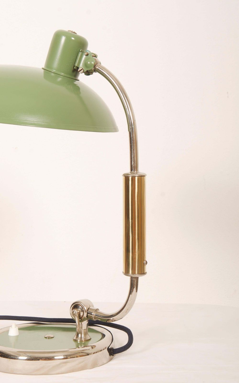 photo furniture Kaiser Idell By Christian Dell Model 6632 President Green Desk Lamp