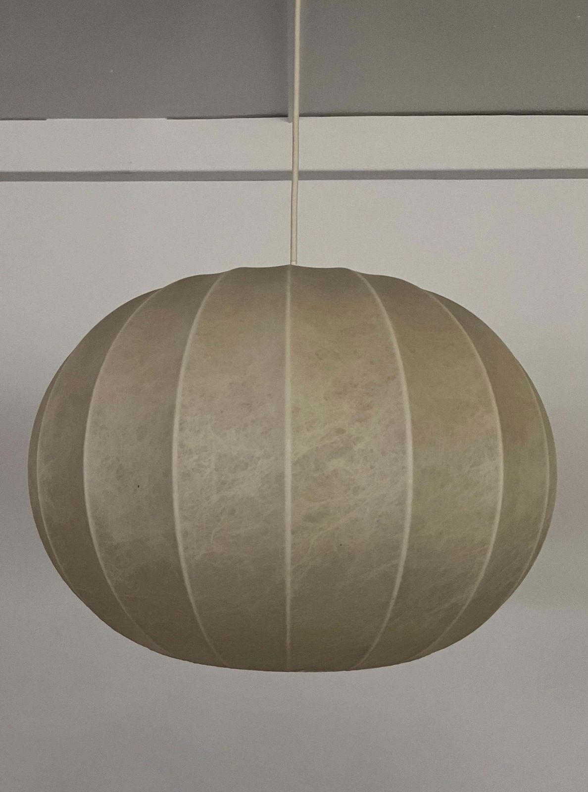 German Mid Century "Cocoon" Chandelier By Goldkant Leuchten, 1970s photo Lighting
