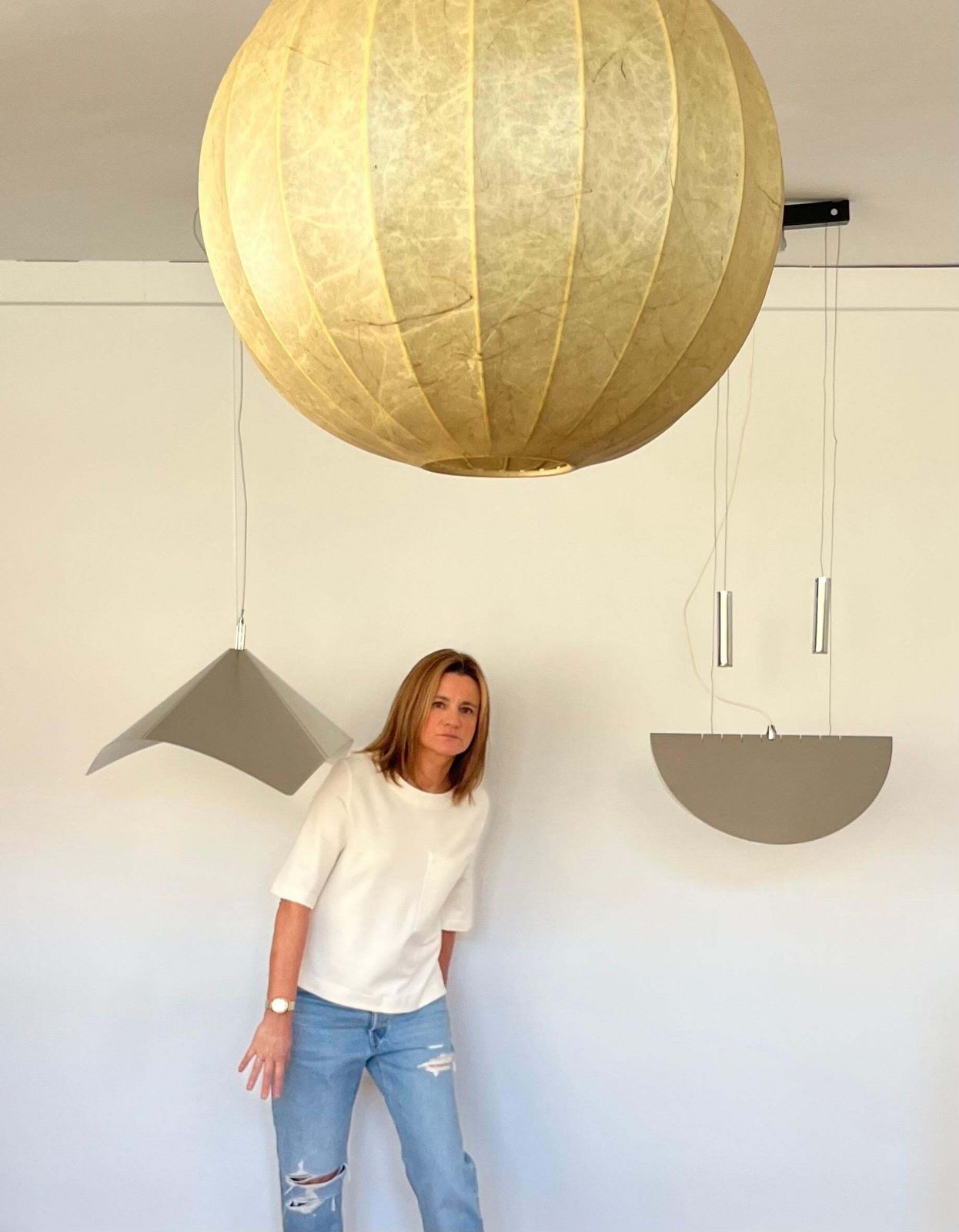 Unique Mid Century Chandelier By Leonardo Marelli For Estiluz, Barcelona, 1978s photo vintage