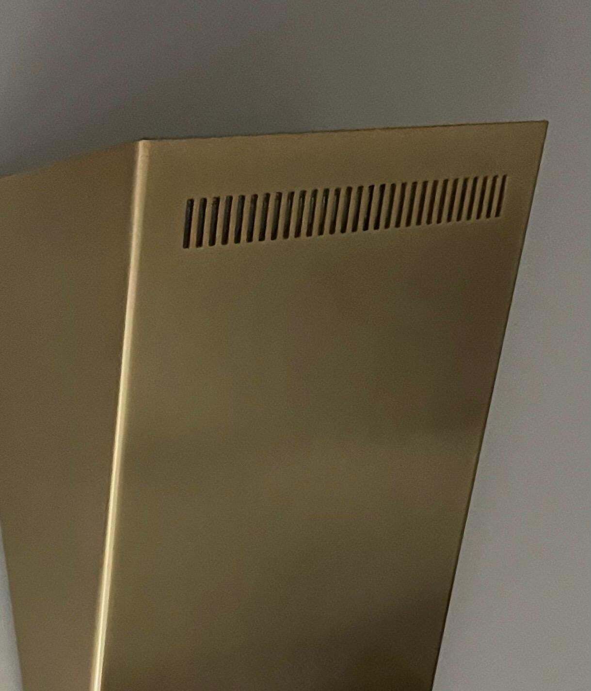 Postmodern Set Of Three Gold Metal Wall Sconces By Estiluz, Barcelona, 1990s photo 1376.0