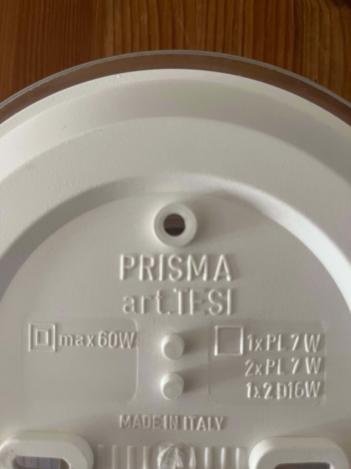 photo buy Italian Pair Of "Tesi" White Wall Sconces By Roberto Fiorato For Prisma, 1980s