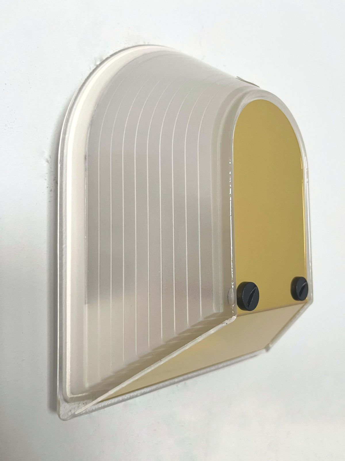 Italian Set Of Three "Tesi" Wall Sconces By Roberto Fiorato For Prisma, 1980s photo buy