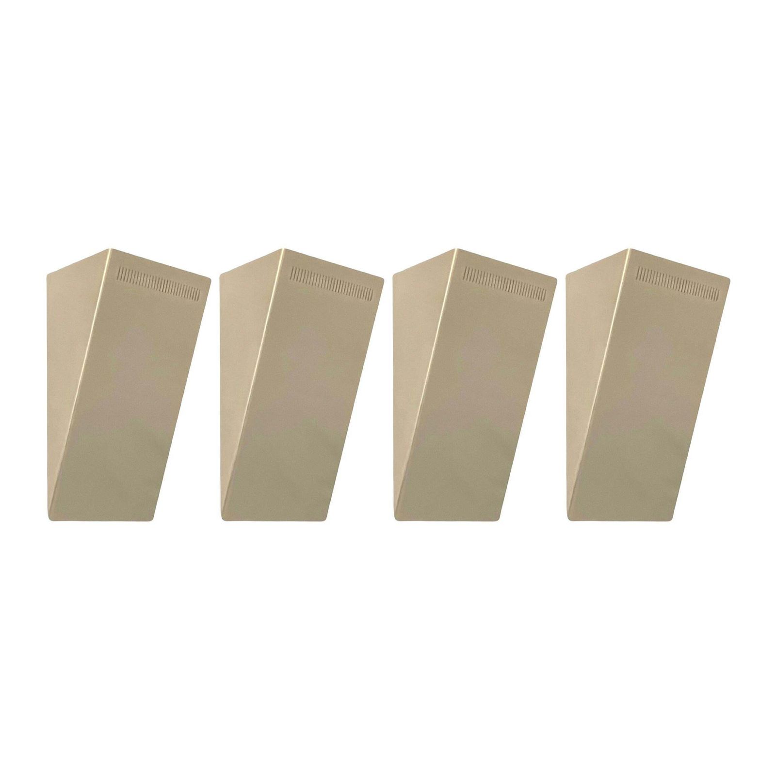 photo vinterior Postmodern Set Of Eight Gold Metal Wall Sconces By Estiluz, Barcelona, 1990s