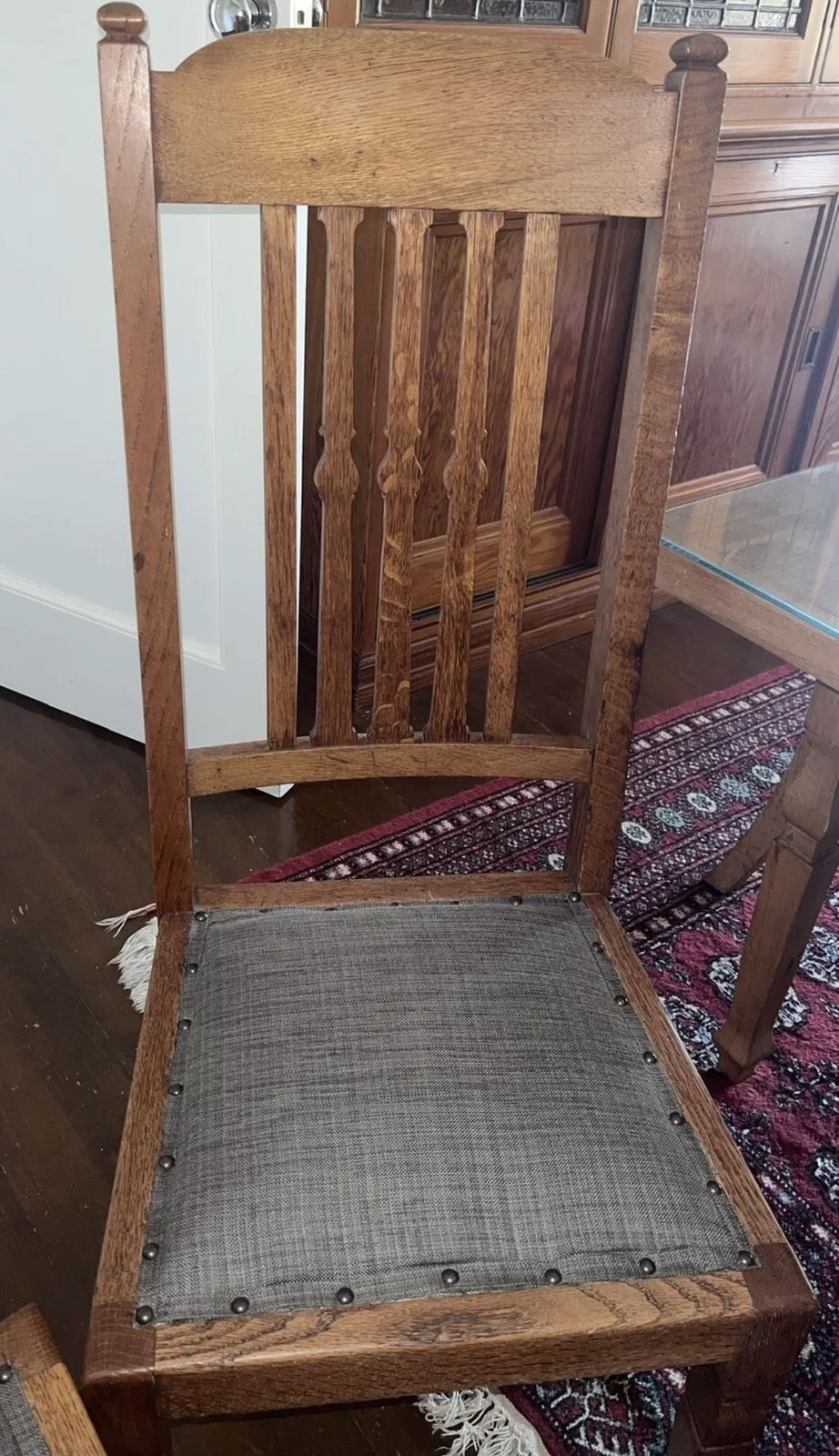 Arts And Crafts Dining Chairs Set Of 4 photo for sale