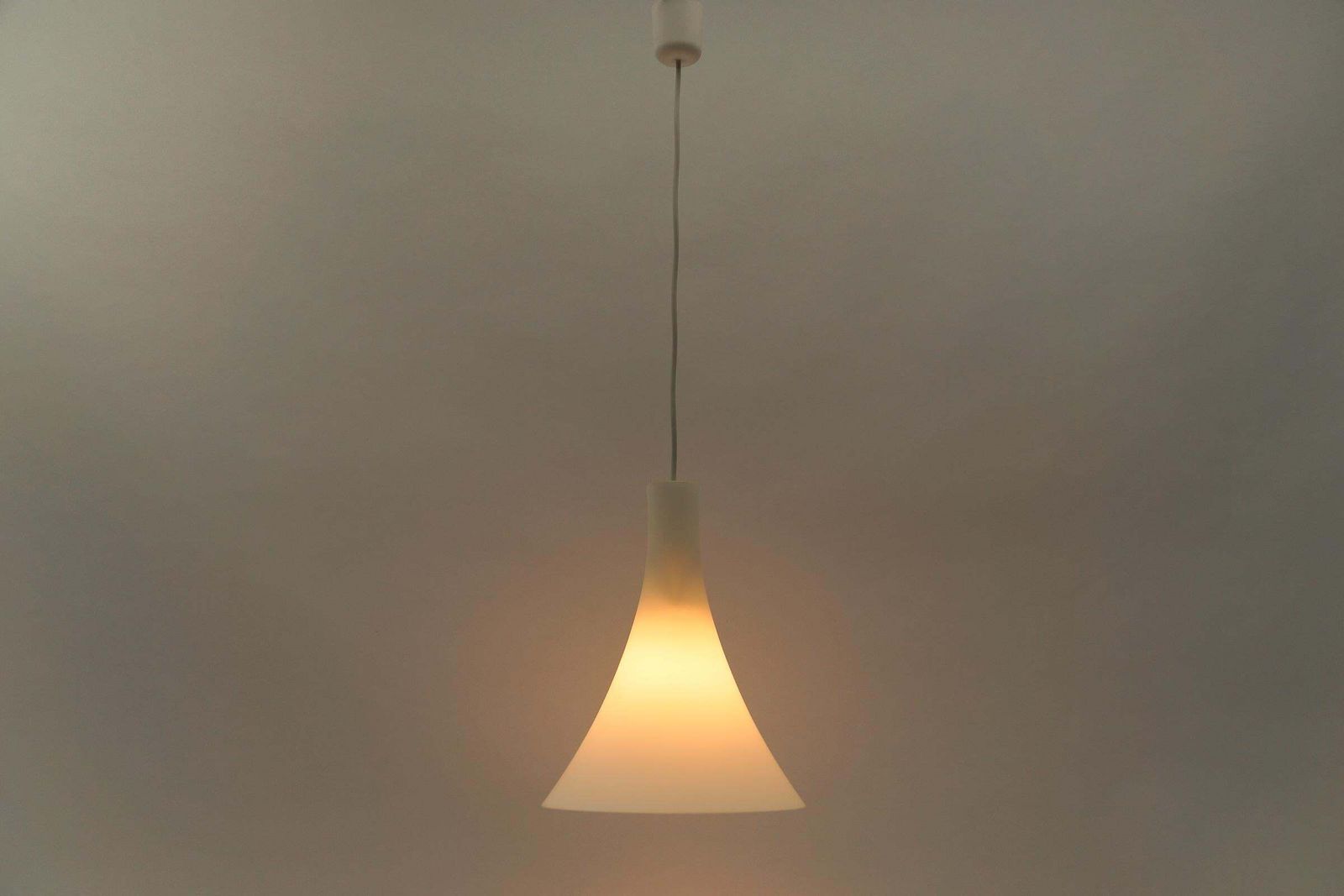 Rare Glass Ceiling Lamp "Tokio" By Wilhelm Braun Feldweg For Peill & Putzler photo Lighting