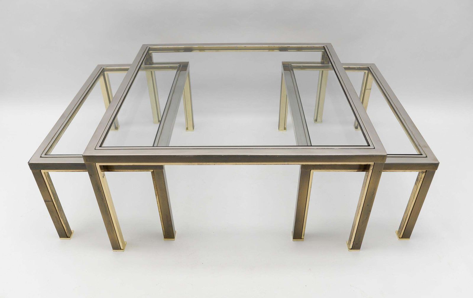 Coffee Table & Nesting Tables From Maison Charles, France 1970s, Set Of 3 photo furniture