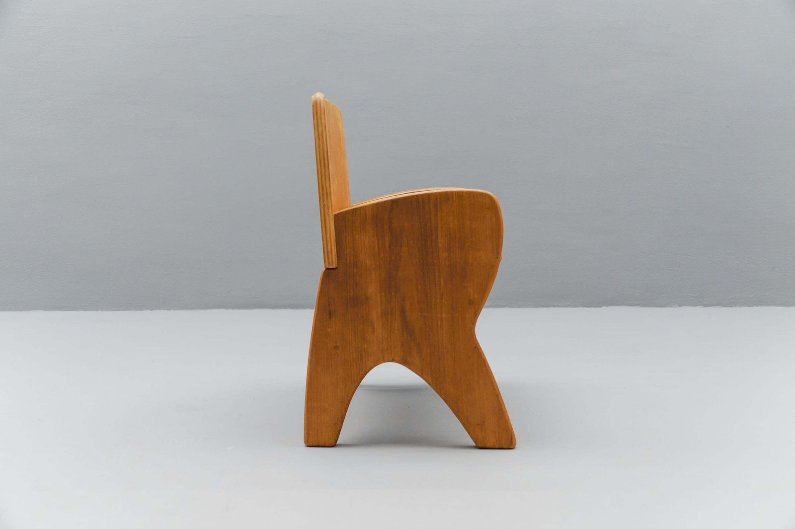 Awesome And Rare Scandinavian Wooden Childs Chair, 1960s photo Furniture