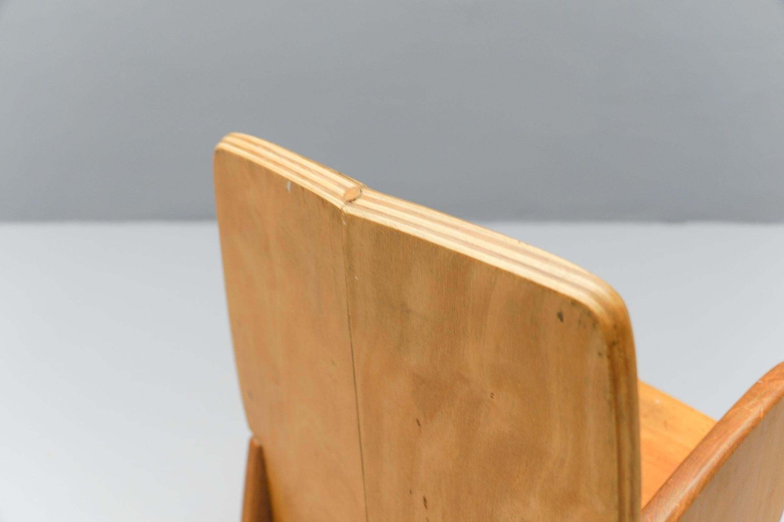 photo furniture Awesome And Rare Scandinavian Wooden Childs Chair, 1960s