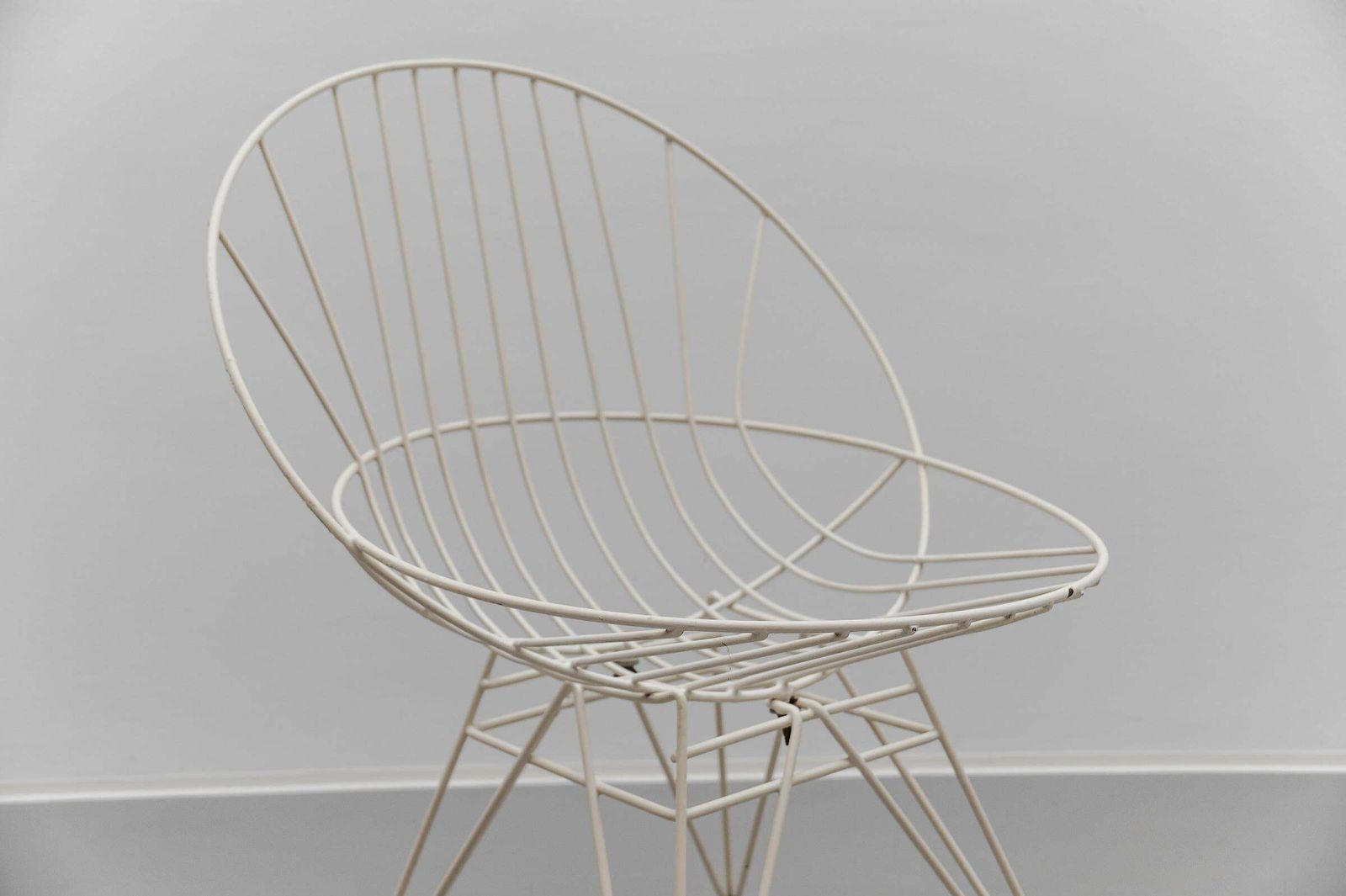 2x Combex Wire Chair + Table By Cees Braakman For Pastoe, 1950er Netherlands photo buy