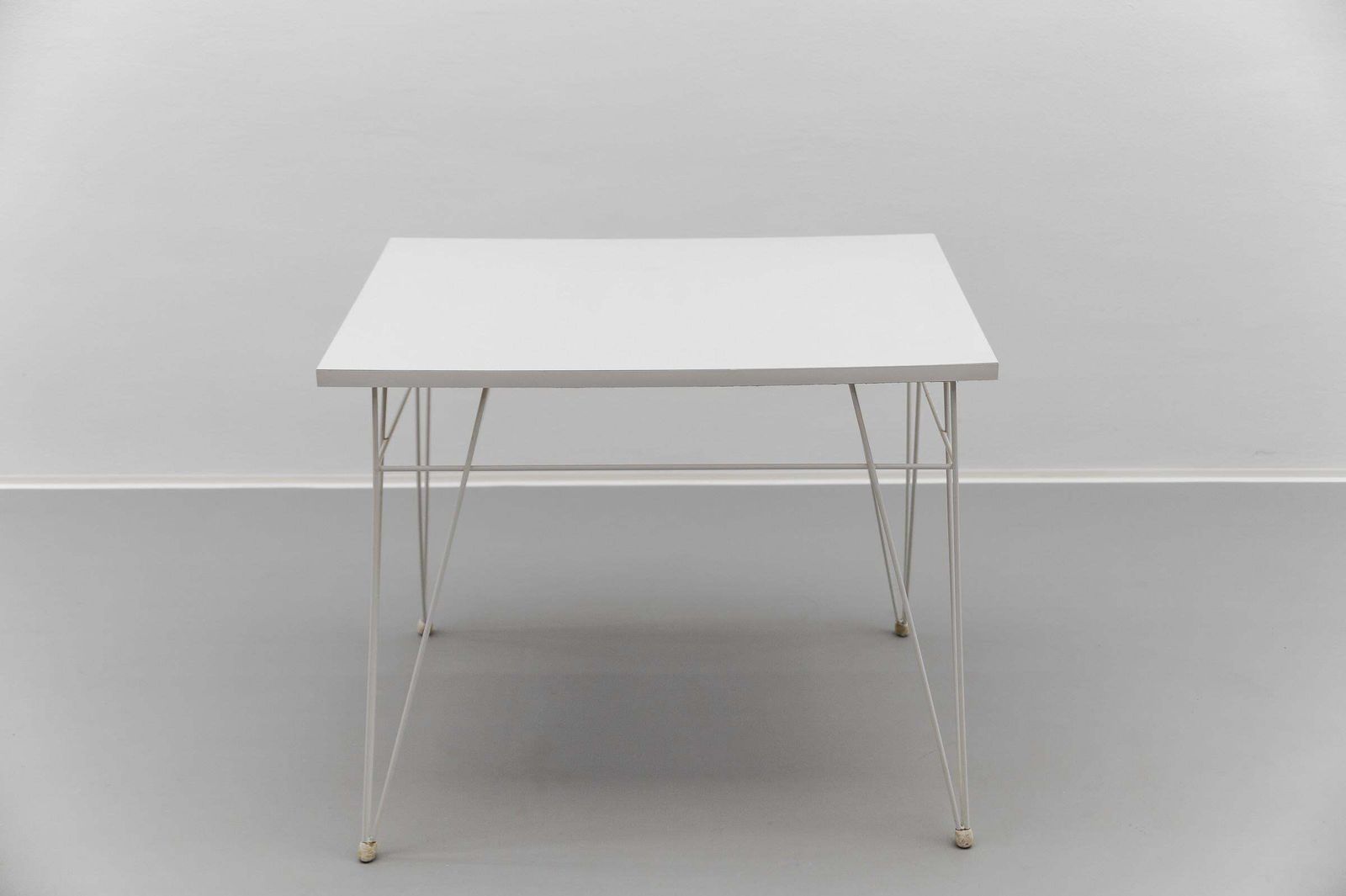 Furniture 2x Combex Wire Chair + Table By Cees Braakman For Pastoe, 1950er Netherlands photo