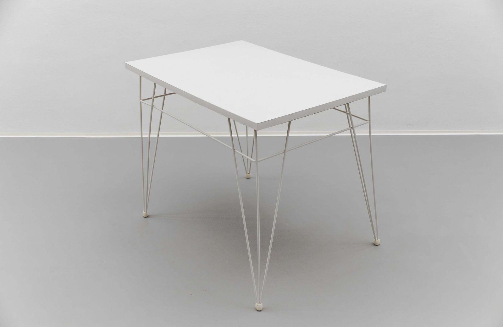 1401.0 2x Combex Wire Chair + Table By Cees Braakman For Pastoe, 1950er Netherlands photo
