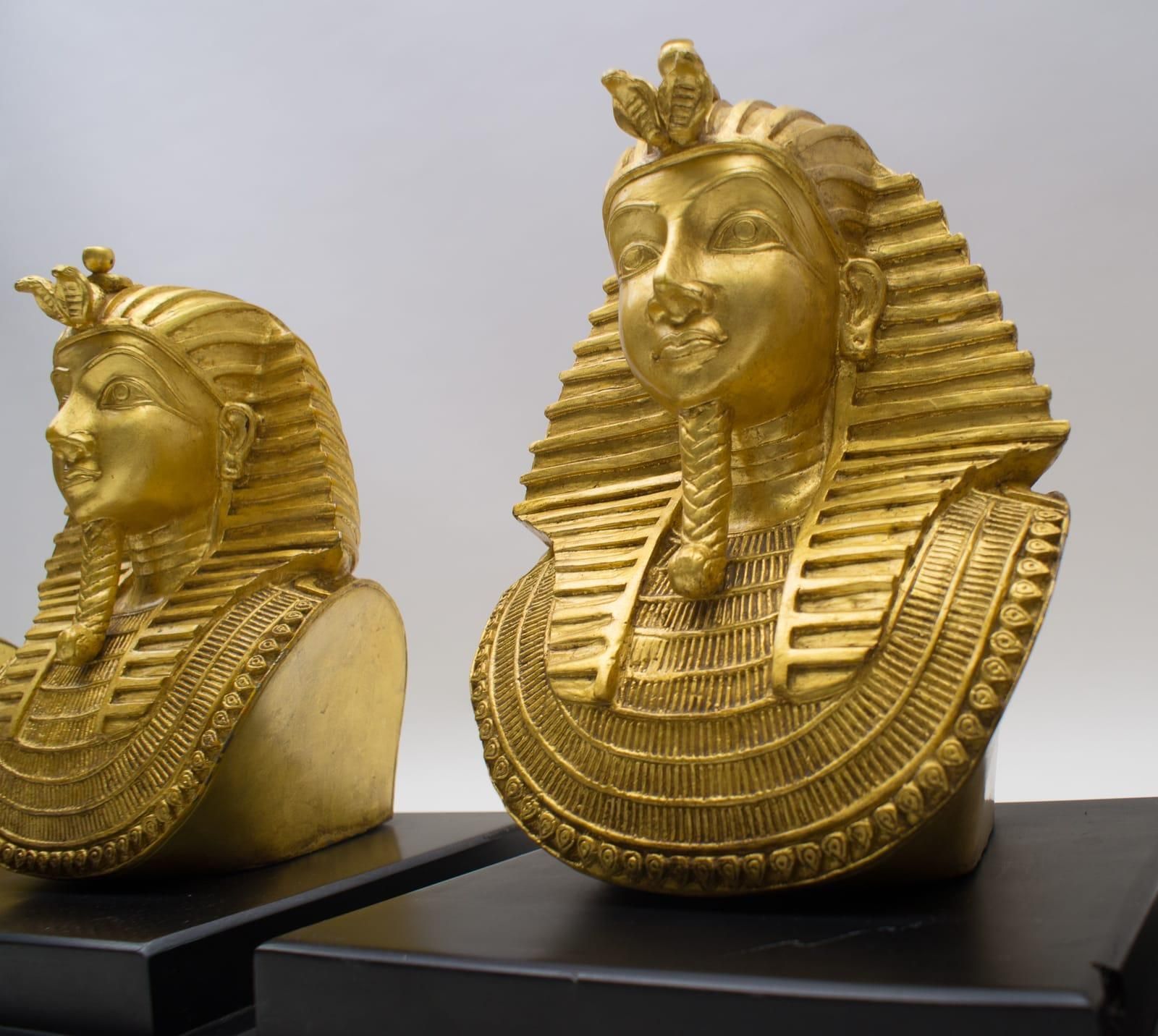 Awesome Egyptian Pharao Ramses Coffee Table Sculpture Legs, 1960s, Italy photo 2378.0