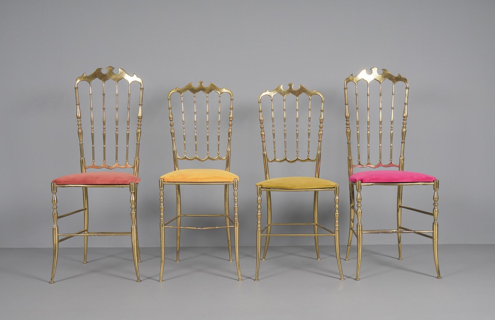 Set Of Four Chiavari Chairs, 1960s, Italy photo furniture