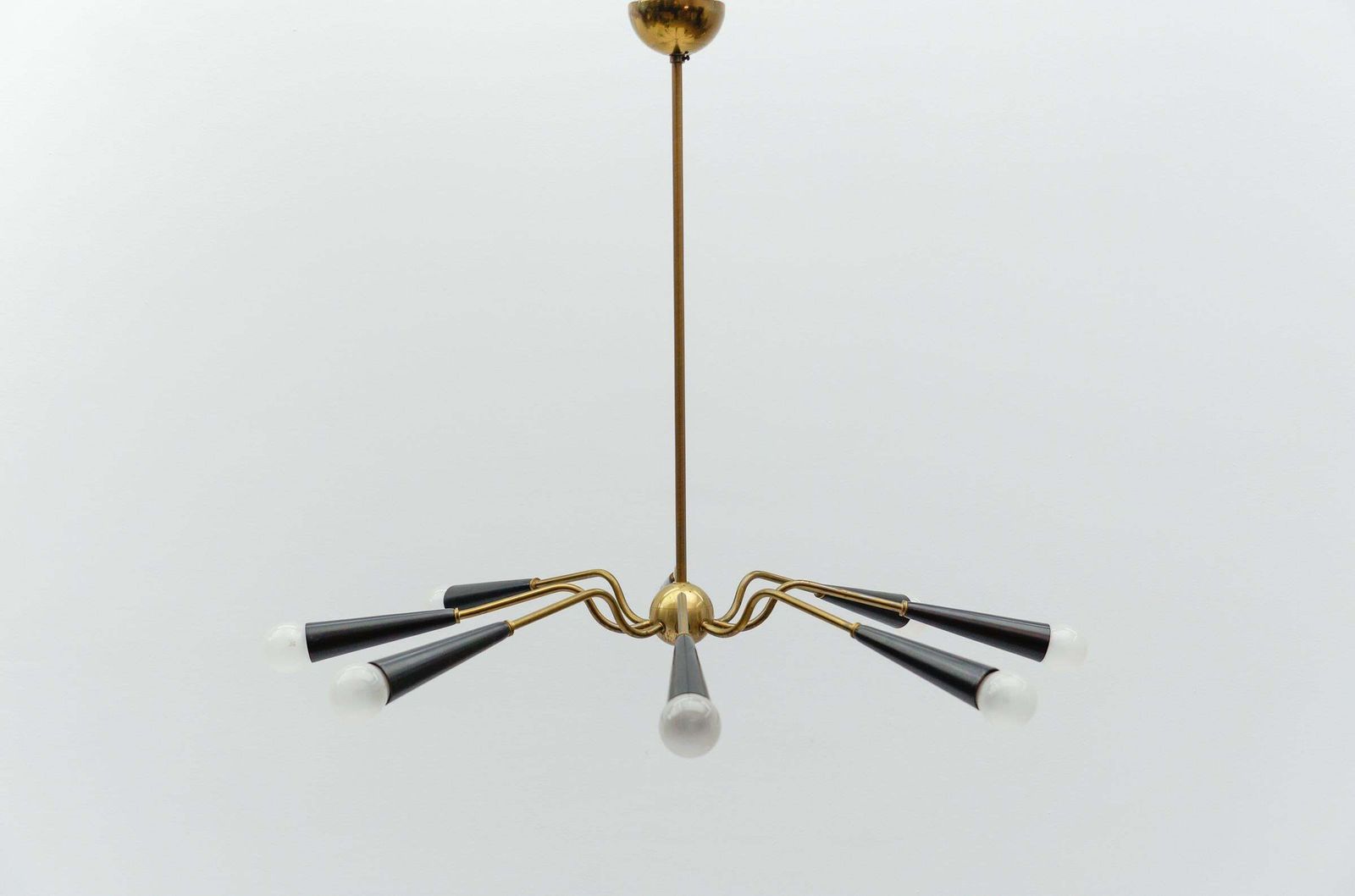 photo furniture Awesome Sputnik Lamp In The Manner Of Arteluce, Italy, 1950s