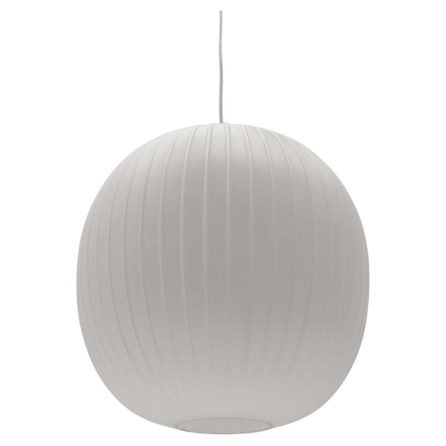Huge Opaline Glass Lamp "Bologna" By Wilhelm Braun Feldweg For Peill & Putzler
