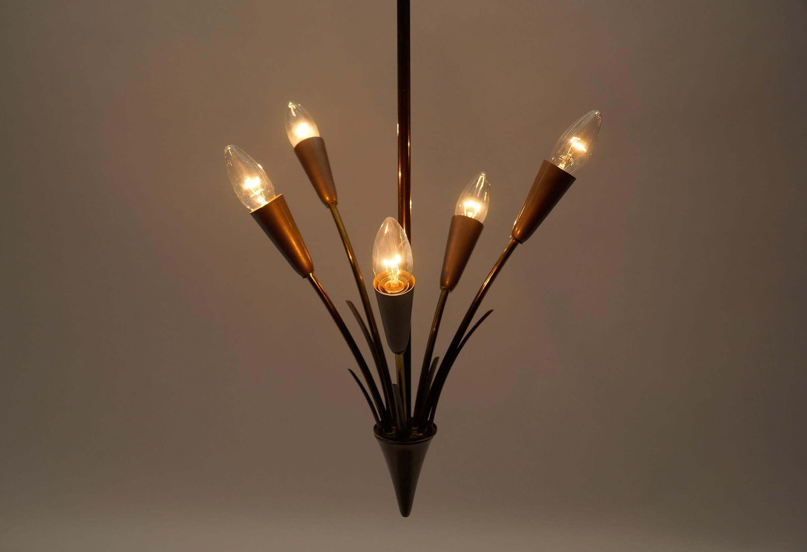 Ceiling Sputnik Lamp In The Manner Of Arteluce, Italy, 1950s photo buy