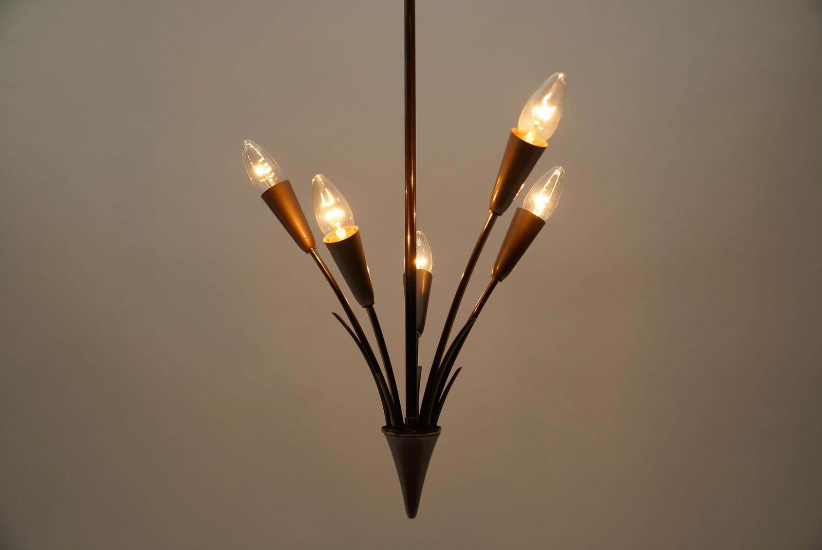 photo furniture Ceiling Sputnik Lamp In The Manner Of Arteluce, Italy, 1950s