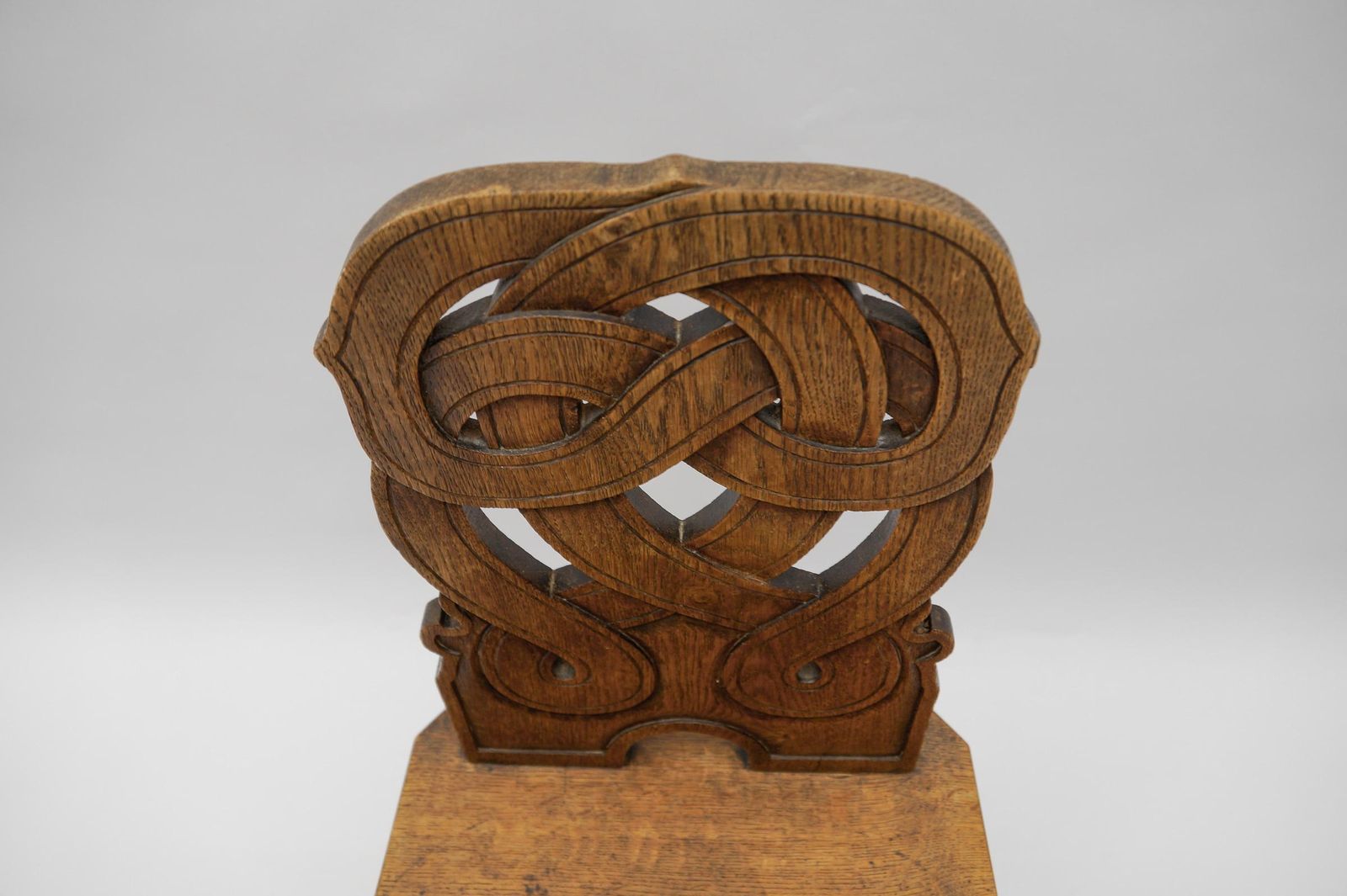 Alsatian Chair With Interlacing Pattern On The Back, France 1930s photo buy