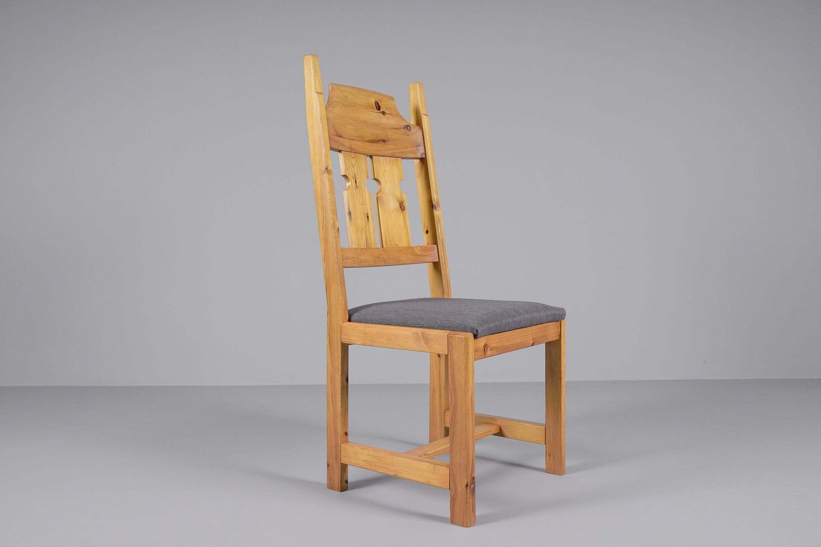 2378.0 Set Of 4 Swedish Pine Chairs By Gilbert Marklund For Furusnickarn Ab, 1970s photo