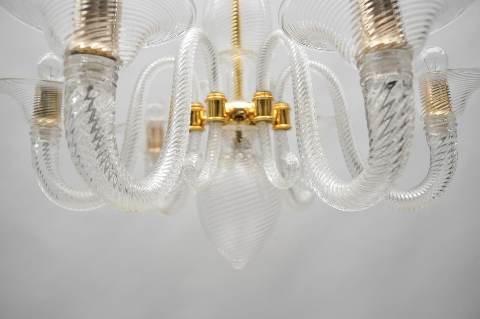 photo vinterior Awesome Barovier & Toso Chandelier, Murano Glass Italy