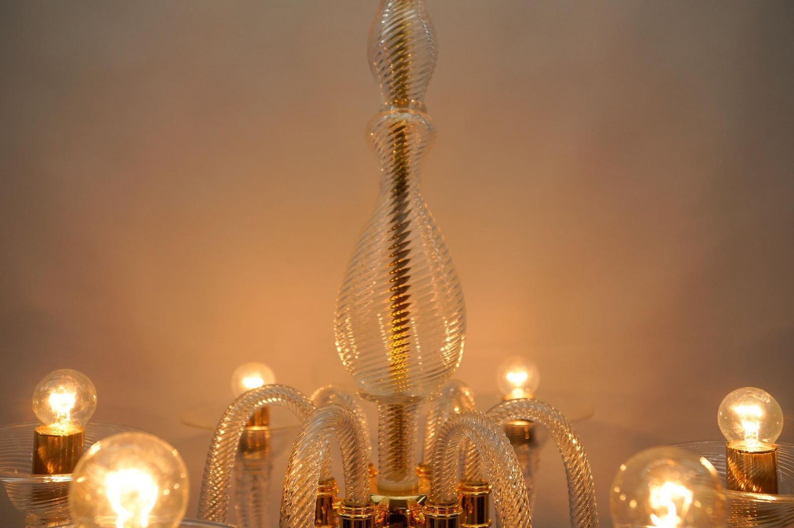 photo vintage Awesome Barovier & Toso Chandelier, Murano Glass Italy