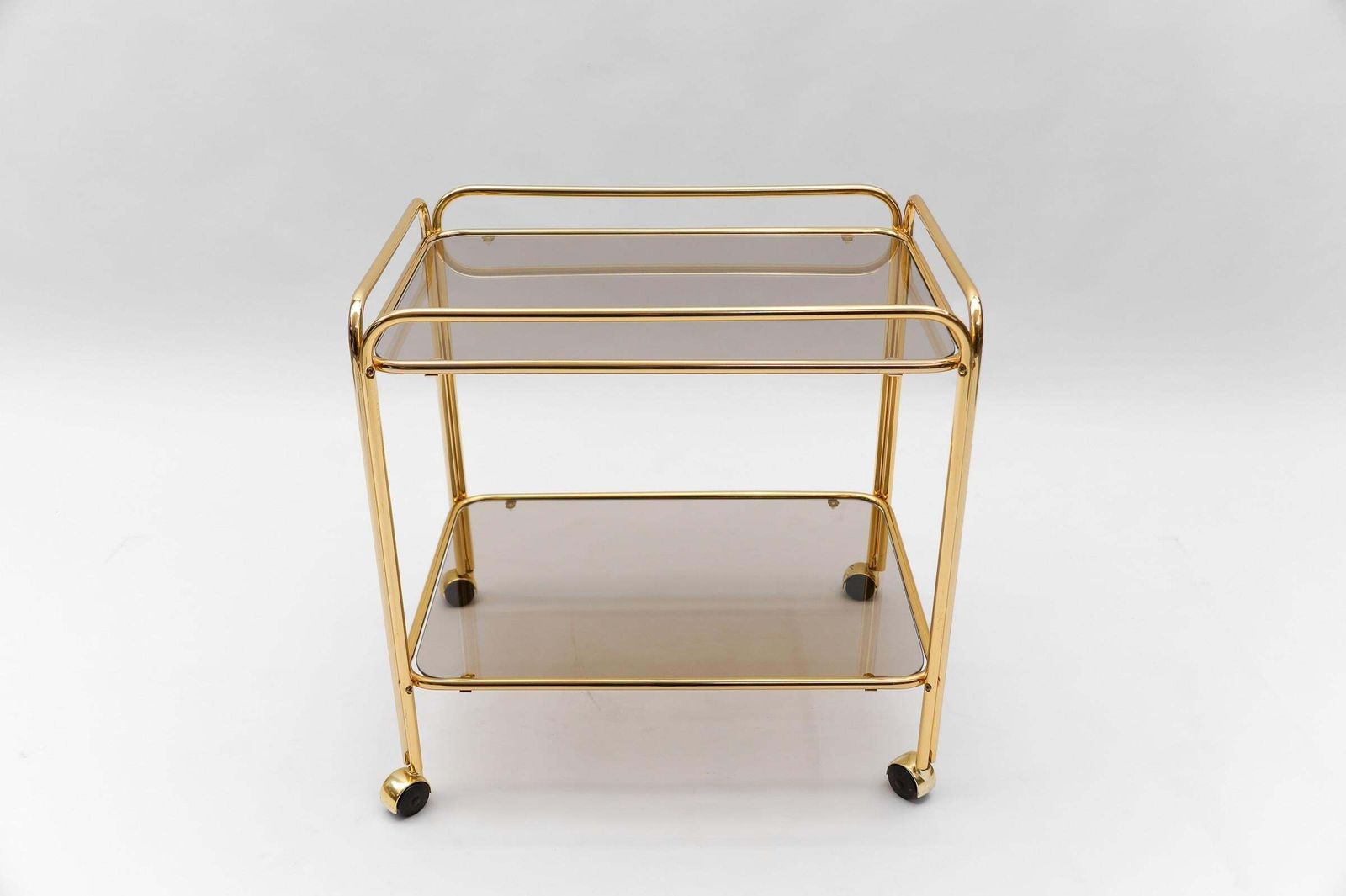 Home Decor Lovely Elegant Mid Century Modern Brass Bar Cart, 1960s, France photo