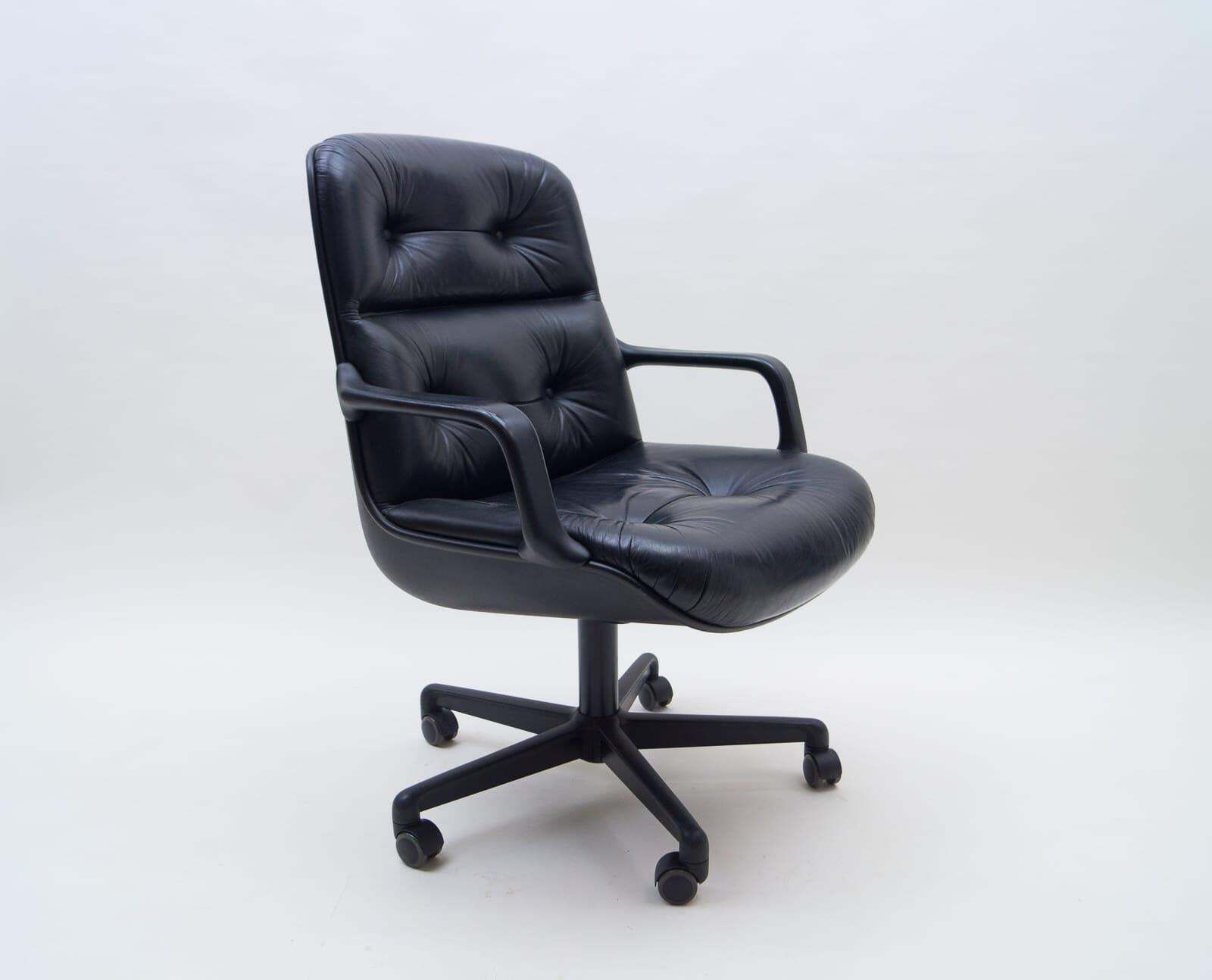 Very Comfortable Office Chair By Charles Pollock For Comforto, 1960s photo for sale