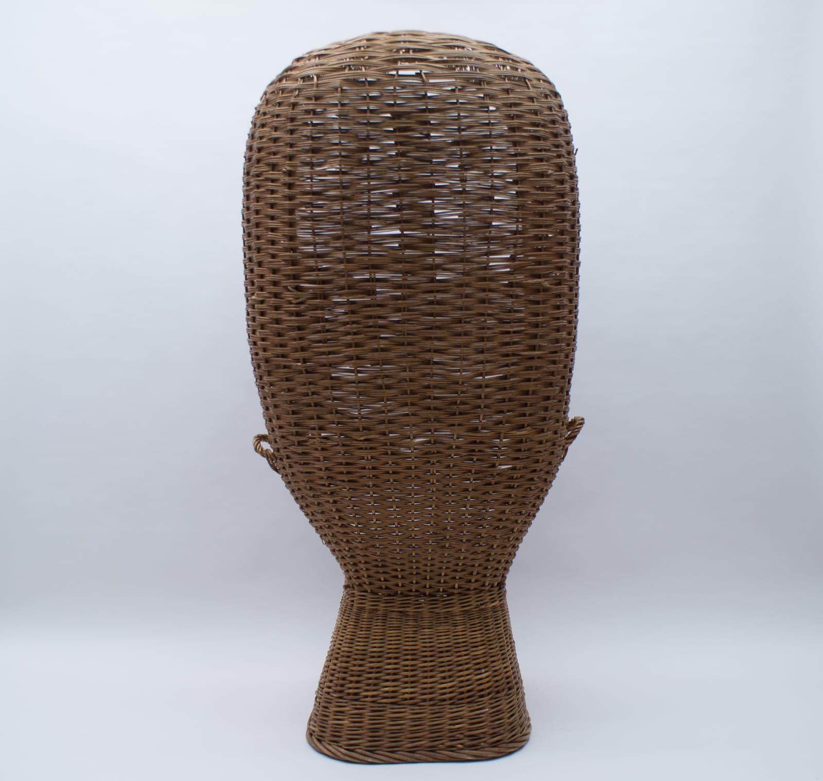 Large Italian Rattan Pool Or Beach Armchair, 1970s photo vintage