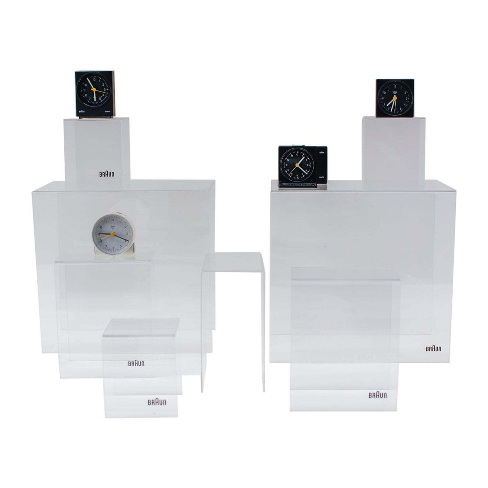 Plexiglas Stands From Braun Electric By Dieter Rams, 1960s Germany
