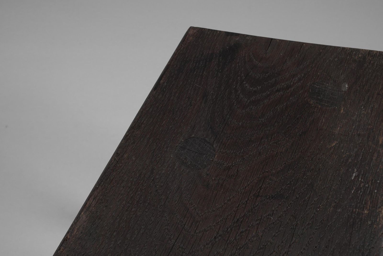 Mid Century Modern Oak Work Stool From The French Province, 1960s. photo vintage