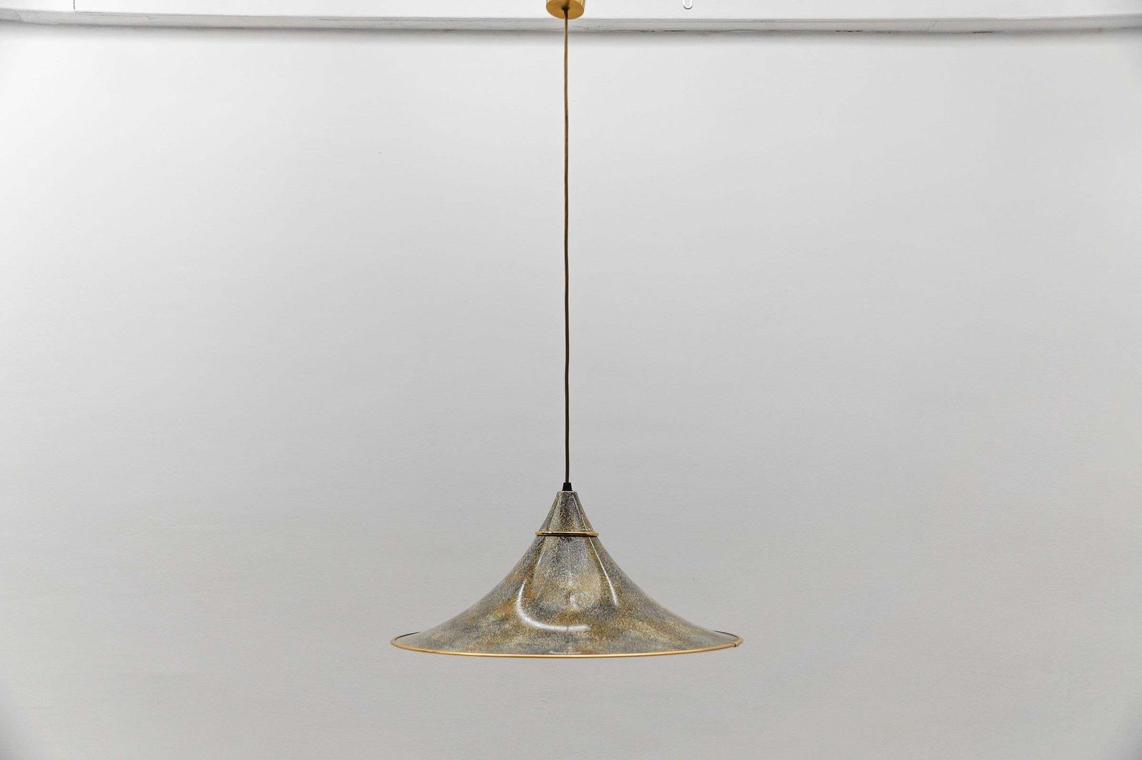 Awesome Italian Tulip Hanging Lamp, 1980s photo for sale