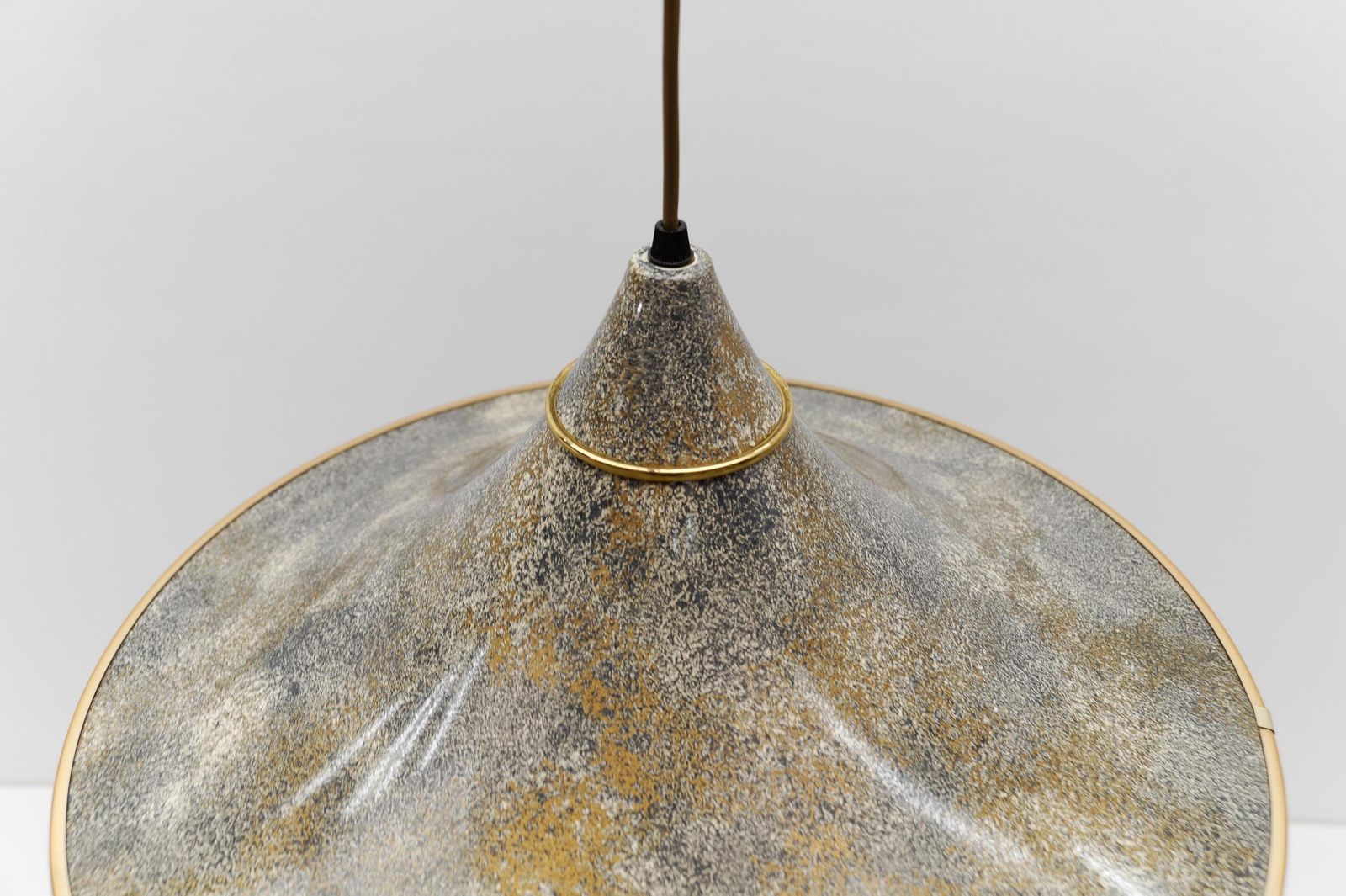 photo vintage Awesome Italian Tulip Hanging Lamp, 1980s