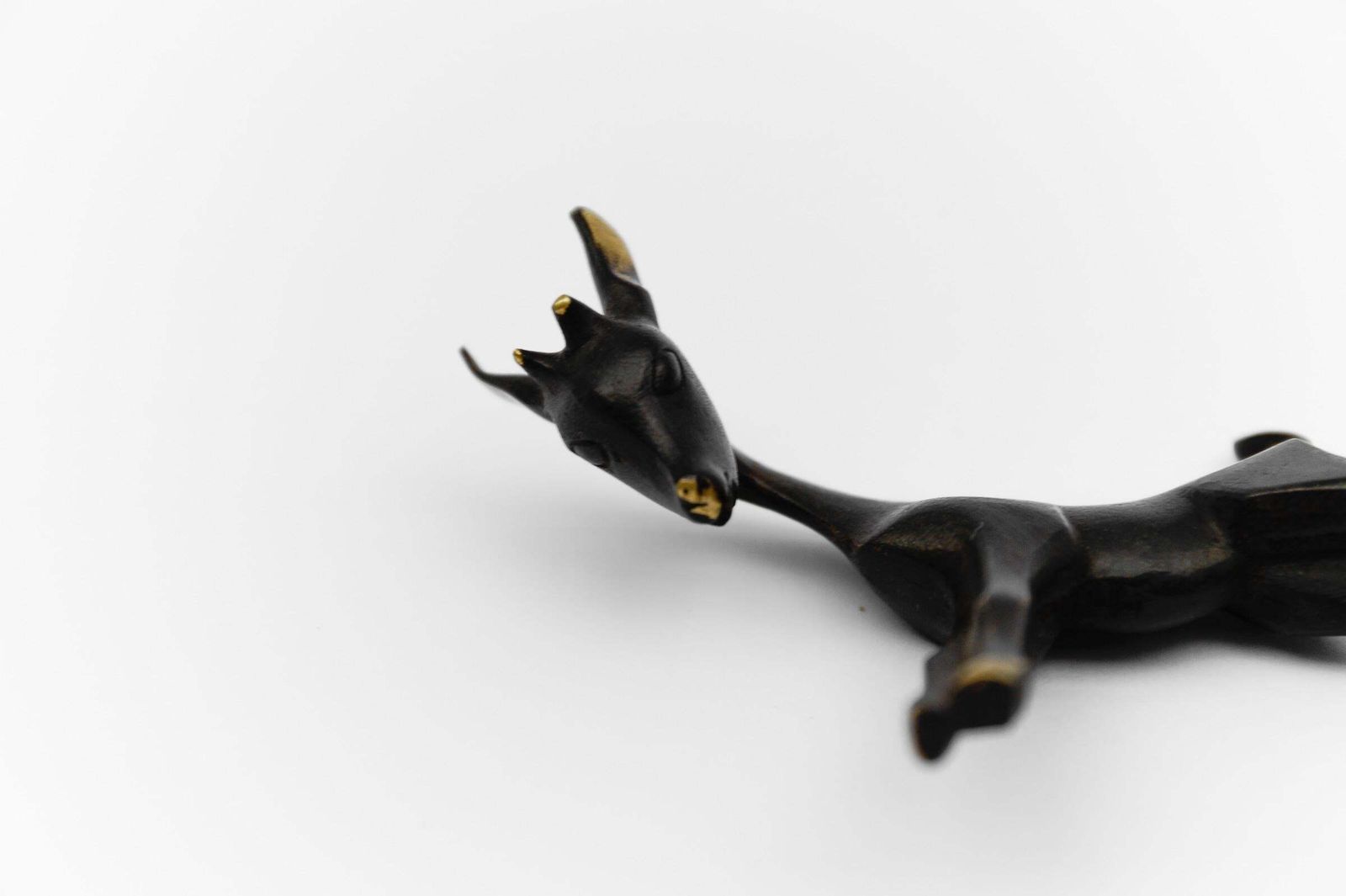 Art Set Of 7 Mid Century Modern Massive Brass Animals, Austria, 1960s photo