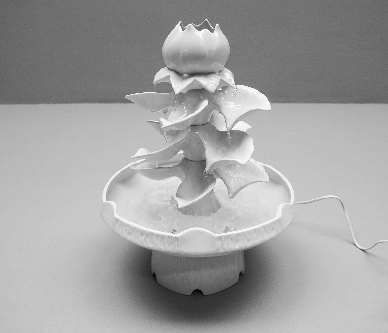 Awesome Electrical Porcelain Room Fountain, 1960s Italy photo 1571.0