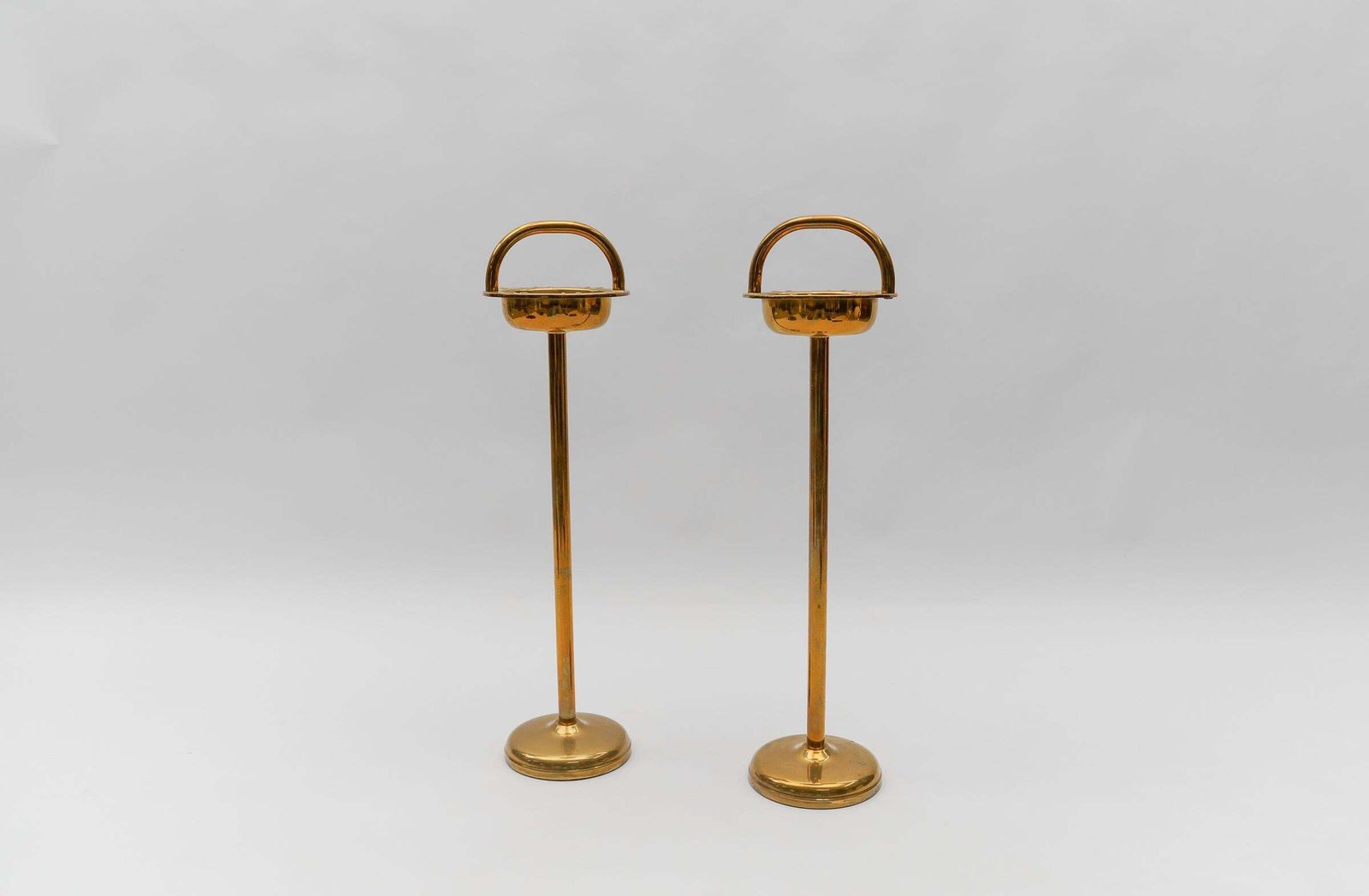photo for sale Ashtray Stand In The Manner Of Carl Auböck In Brass, 1950s