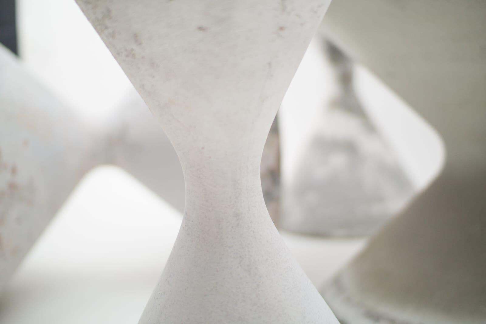 photo furniture Set Of 6 Enormous Hourglass "Diabolo" Planters By Willy Guhl And Anton Bee