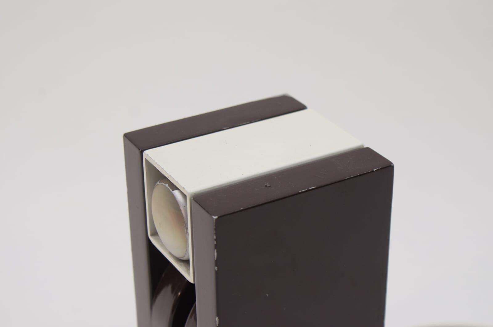 679.0 Extremely Rare F.A.A.I. Arredo Prisma Table Lamps Or Wall Lamp Cremona, Italy photo