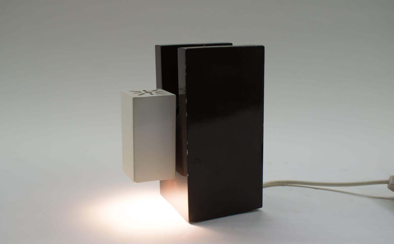 photo vintage Extremely Rare F.A.A.I. Arredo Prisma Table Lamps Or Wall Lamp Cremona, Italy