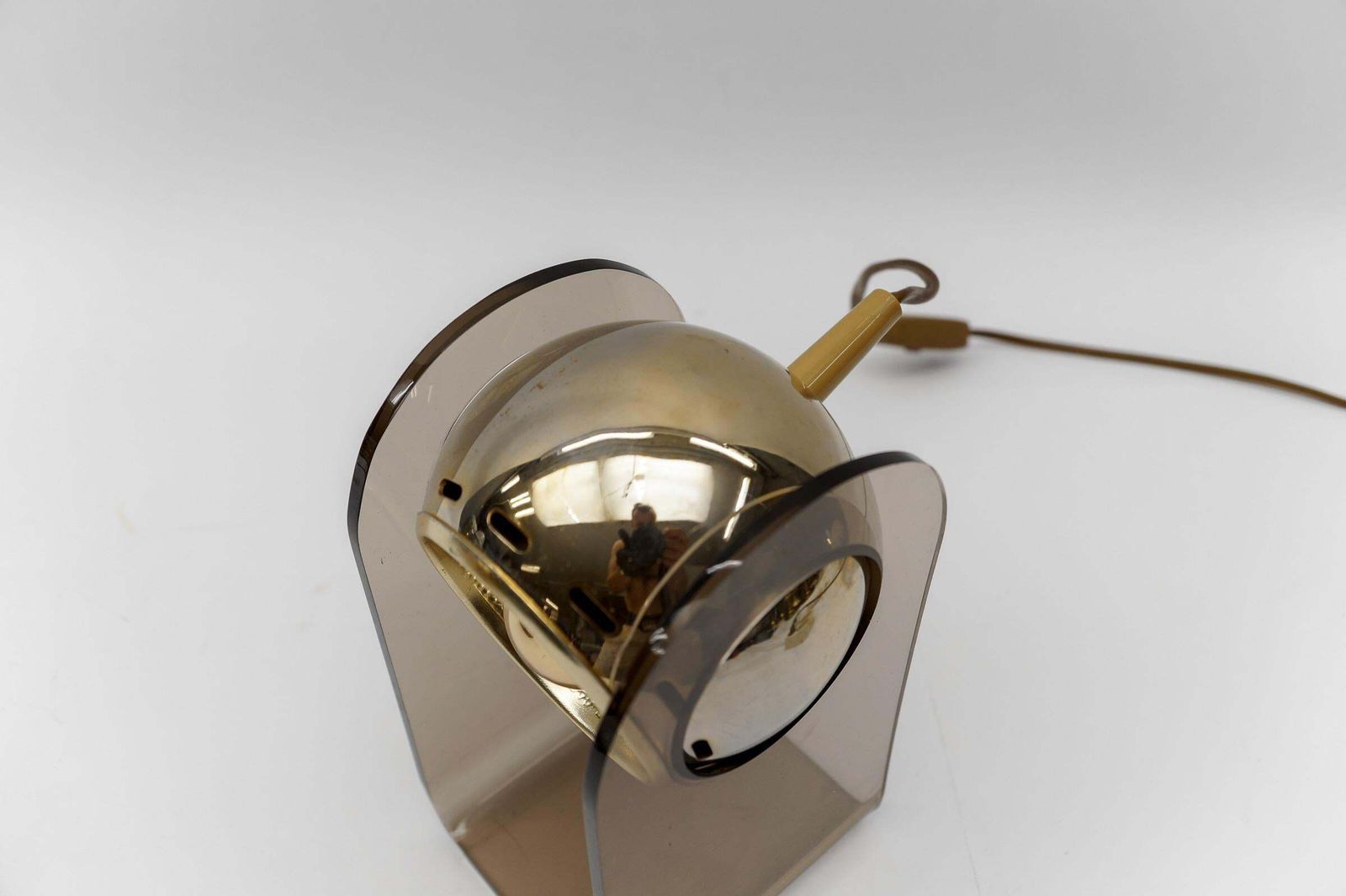 Paar Mid Century Modern Table Lamps In The Style Of Gino Sarfatti, 1960s photo vinterior