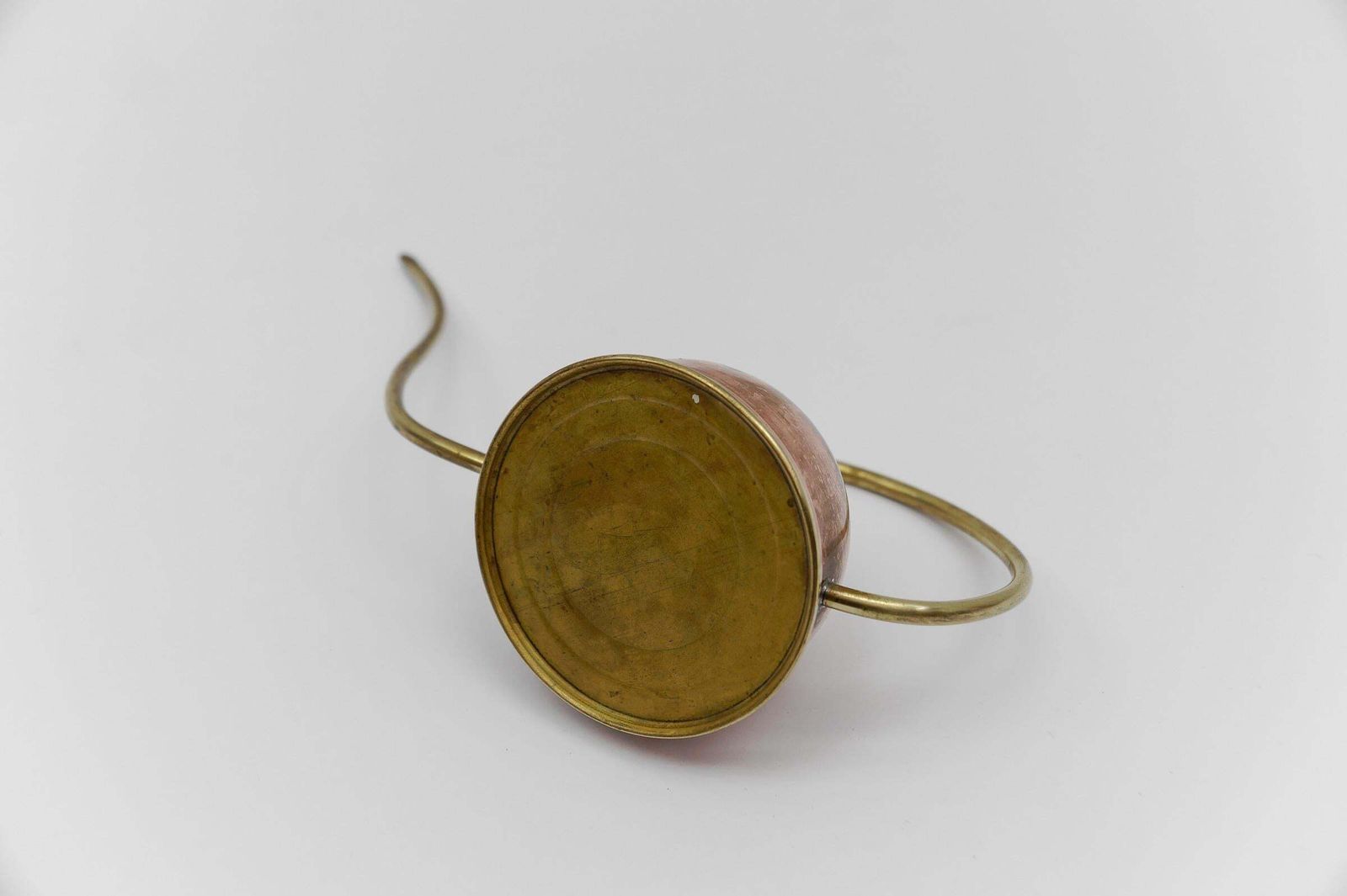 Rare Lovely Brass And Copper Watering Can, 1950s Austria photo vintage