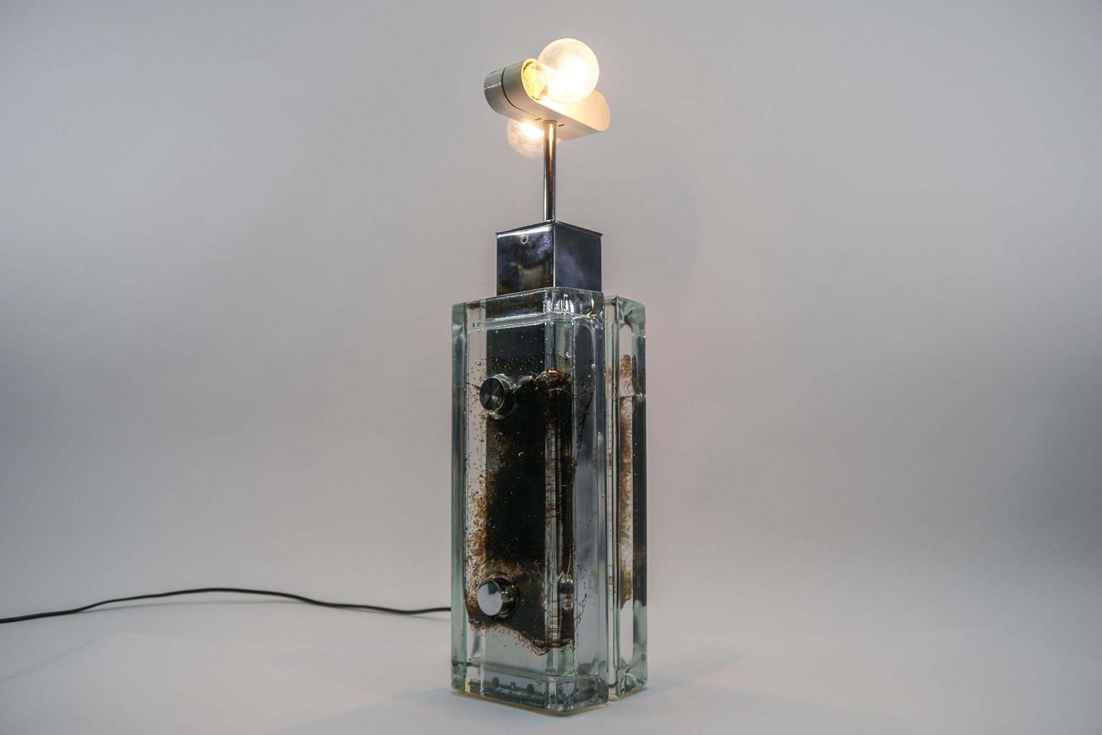 Mid Century Modern Table Lamp By Helena Tynell For Glashütte Limburg, 1970er photo for sale