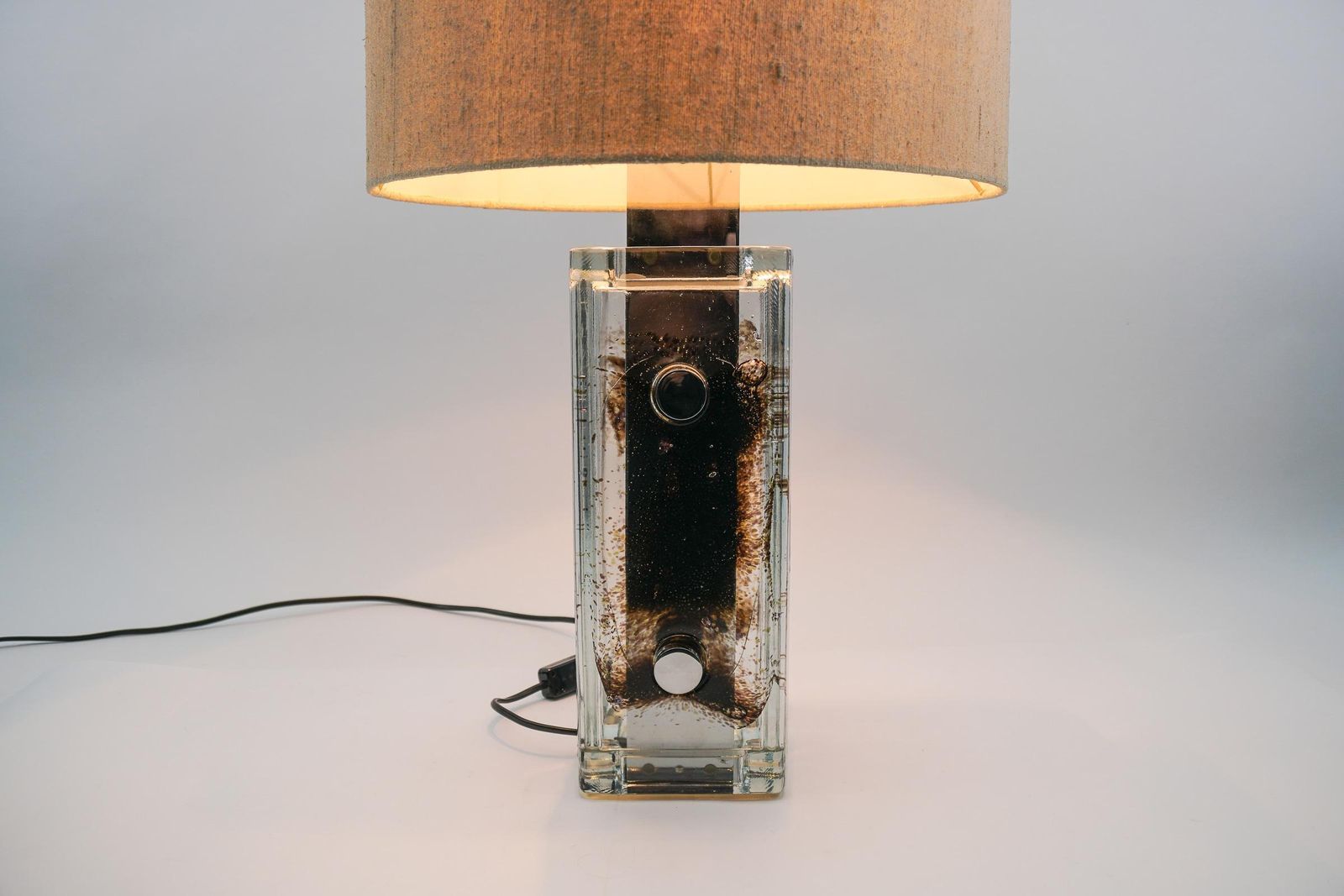 Mid Century Modern Table Lamp By Helena Tynell For Glashütte Limburg, 1970er photo Lighting