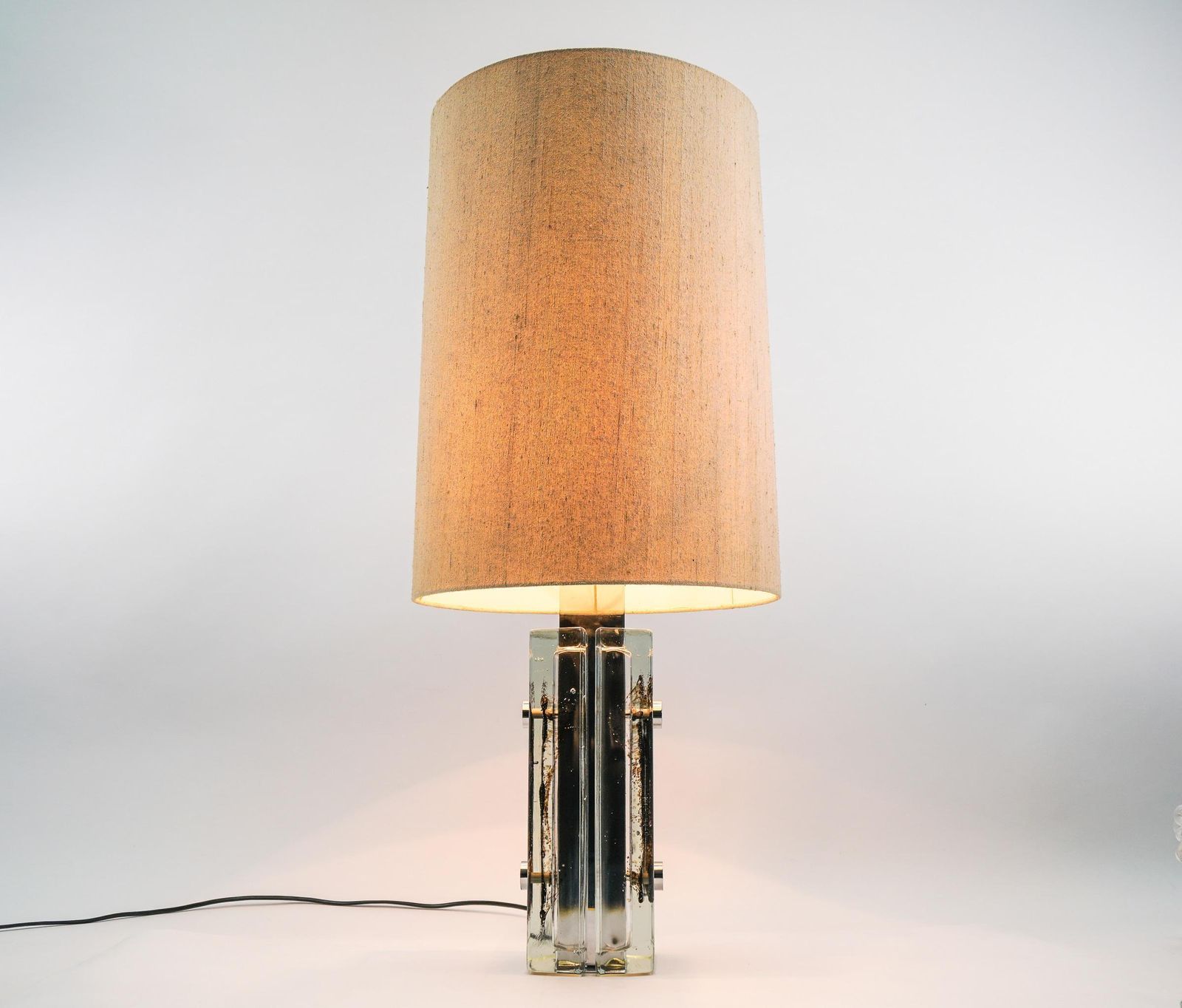 Mid Century Modern Table Lamp By Helena Tynell For Glashütte Limburg, 1970er photo vintage