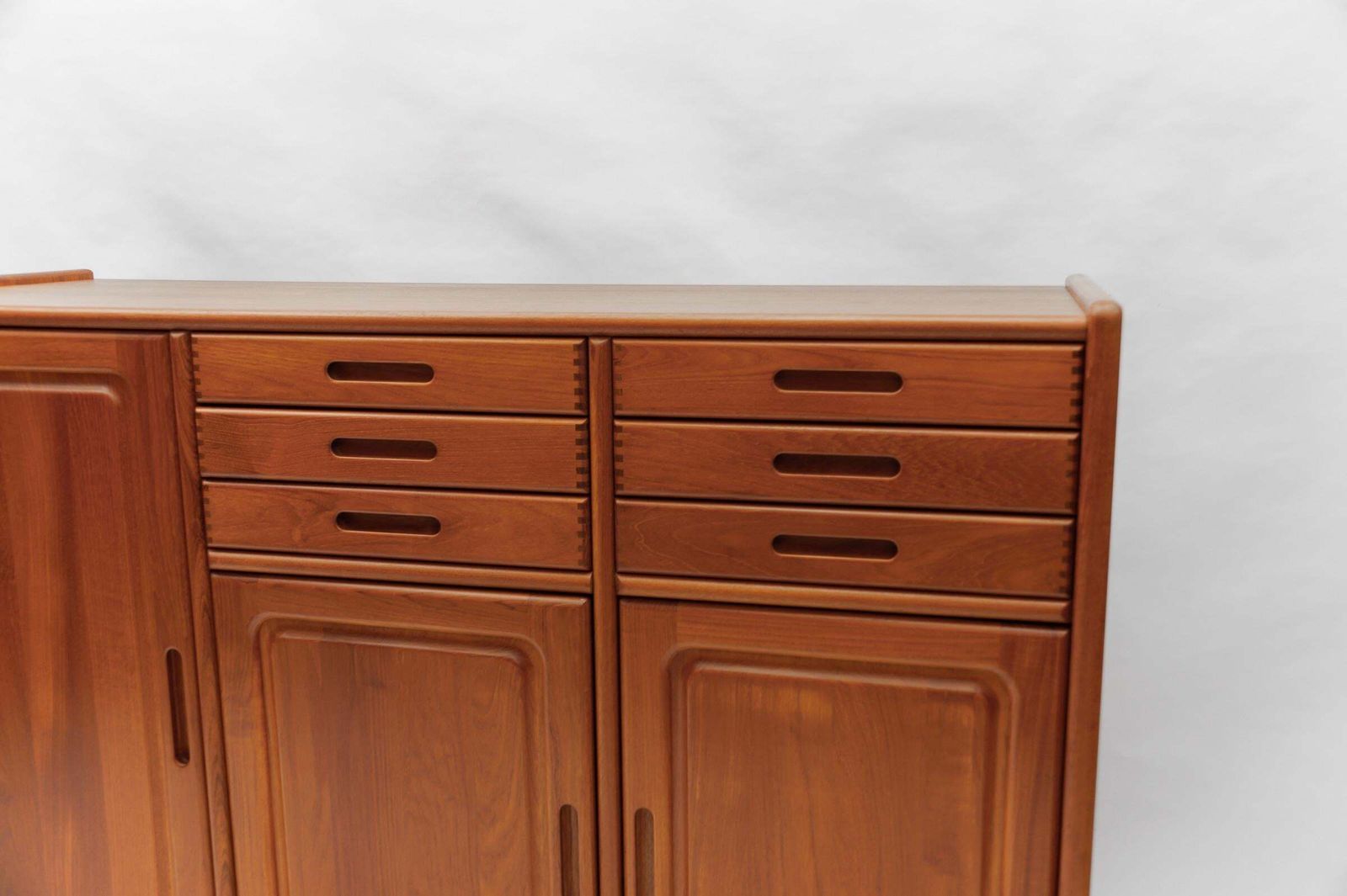 Large Mid Century Modern Scandinavian Teak Wood Commode / Sideboard, 1960s photo vinterior