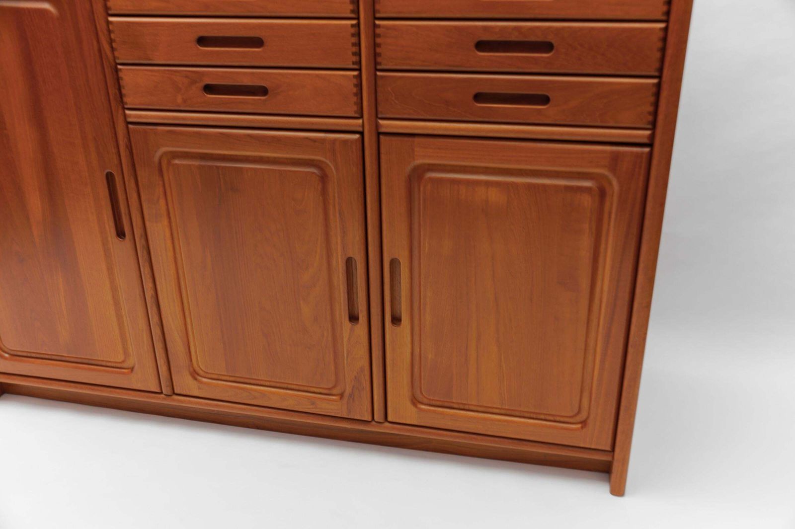 Large Mid Century Modern Scandinavian Teak Wood Commode / Sideboard, 1960s photo vintage