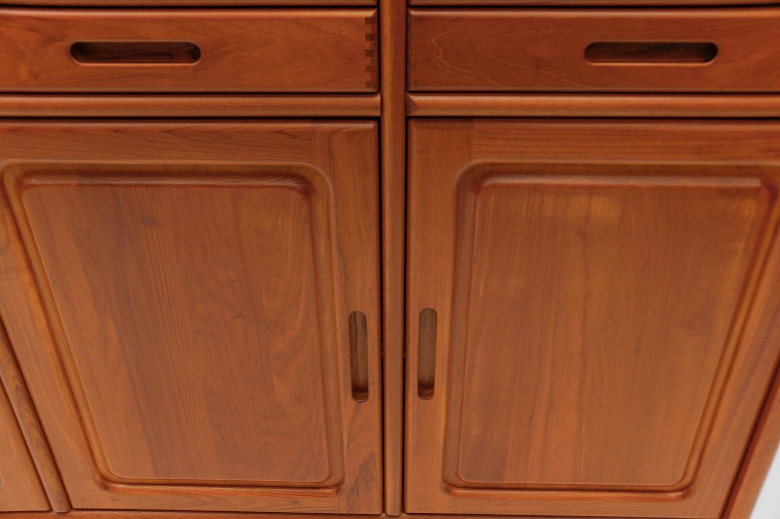 photo furniture Large Mid Century Modern Scandinavian Teak Wood Commode / Sideboard, 1960s