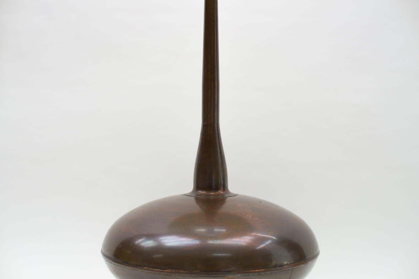 photo for sale Very Rare Handmade Copper Floor Lamp From R.S.A., South Africa, 1970s