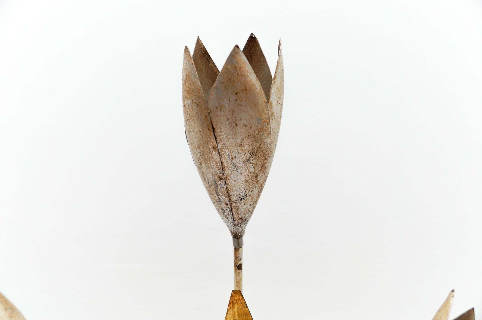 photo furniture Amazing Gilded Floral Floor Lamp By Hans Kögl, Germany, 1960s