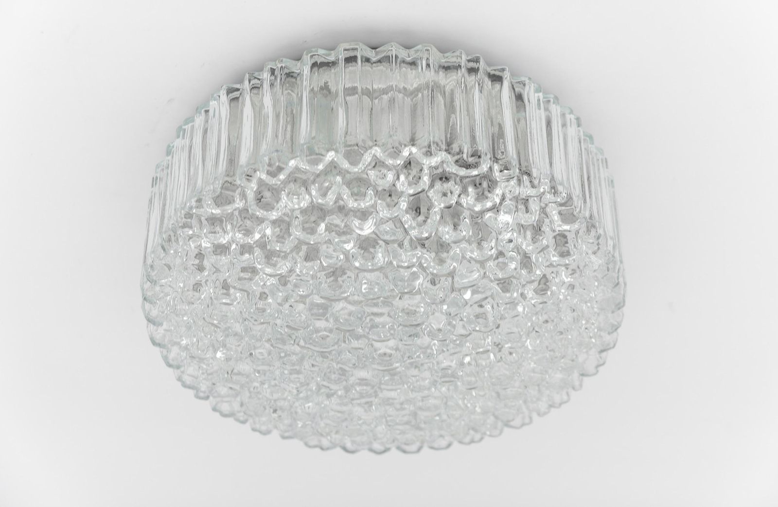 1. Of 2 Lovely Bubble Glass Flush Mount Lamp By Helena Tynell For Limburg photo furniture